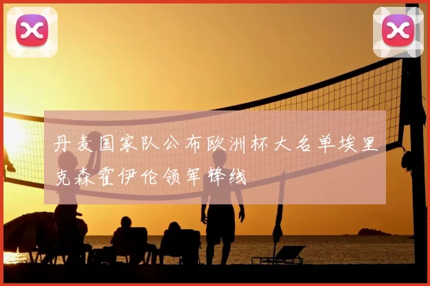 丹麦国家队公布欧洲杯大名单埃里克森霍伊伦领军锋线